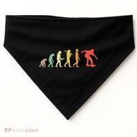 Retro Skating Evolution Gift For Skaters & Skateboarders USA-Made Doggie Bandana thumb 0