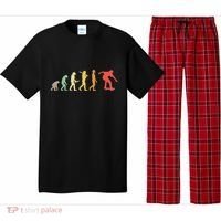 Retro Skating Evolution Gift For Skaters & Skateboarders Pajama Set thumb 0