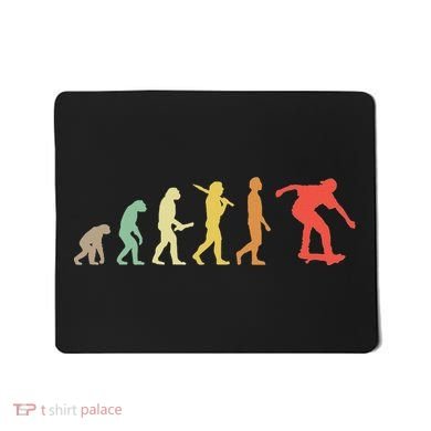 Retro Skating Evolution Gift For Skaters & Skateboarders Mousepad