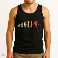 Retro Skating Evolution Gift For Skaters & Skateboarders Tank Top thumb 3