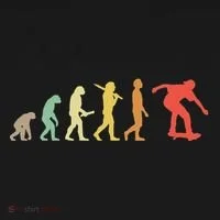 Retro Skating Evolution Gift For Skaters & Skateboarders Women's T-Shirt thumb 6