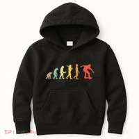 Retro Skating Evolution Gift For Skaters & Skateboarders Kids Hoodie thumb 0