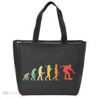 Retro Skating Evolution Gift For Skaters & Skateboarders Tote Bag thumb 0