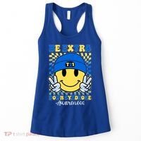 Retro Smiley Emoji Be Extra Down Syndrome Awareness Women's Tank Top thumb 0