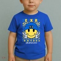Retro Smiley Emoji Be Extra Down Syndrome Awareness Toddler T-Shirt thumb 2