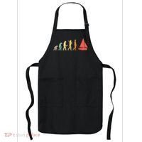 Retro Sailing Evolution Gift For Sailors And Skippers Gift Apron thumb 0