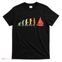 Retro Sailing Evolution Gift For Sailors And Skippers Gift T-Shirt thumb 0