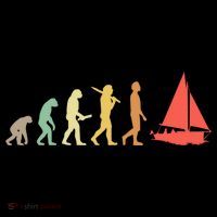 Retro Sailing Evolution Gift For Sailors And Skippers Gift Backpack thumb 2