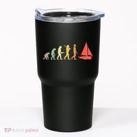 Retro Sailing Evolution Gift For Sailors And Skippers Gift Tumbler thumb 0