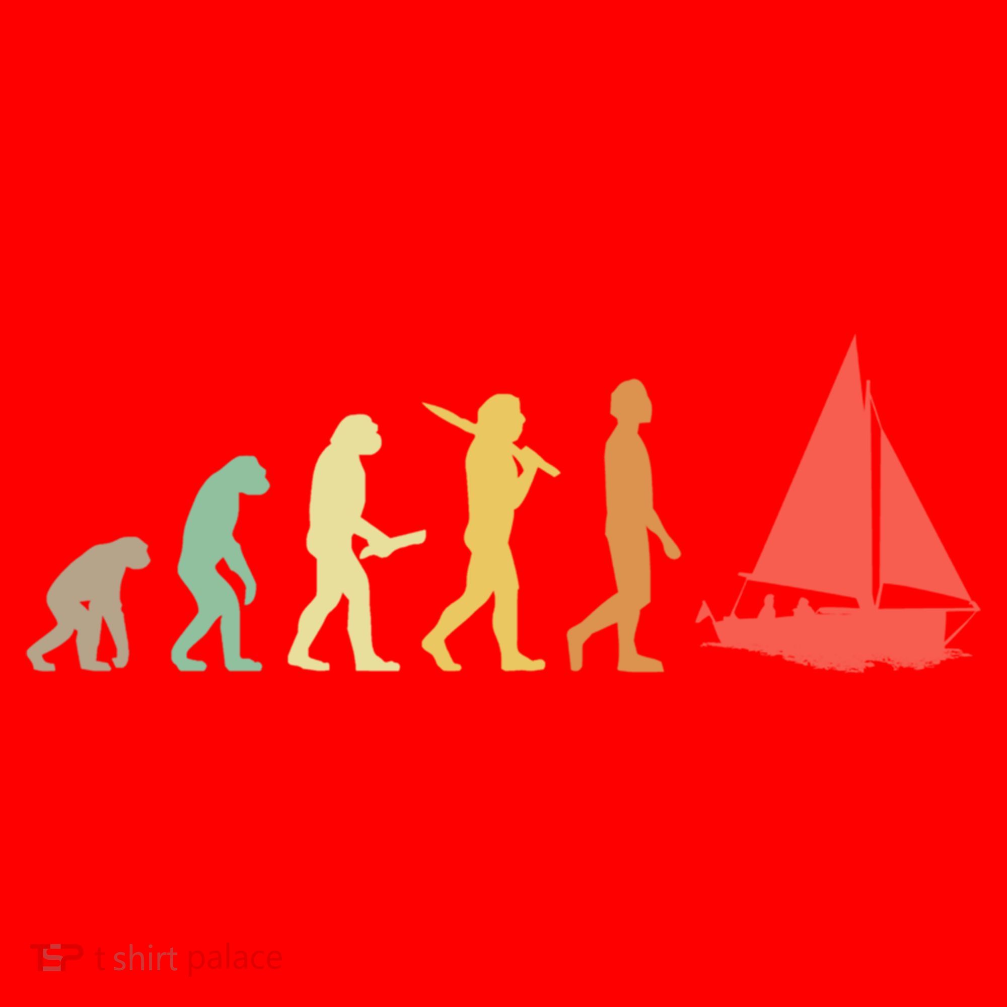 Retro Sailing Evolution Gift For Sailors And Skippers Gift Santa Hat