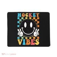 Retro Smiley Emoji Hockey Vibes Mousepad thumb 0