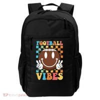 Retro Smiley Emoji Football Vibes Backpack thumb 0