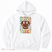 Retro Smiley Emoji Football Vibes Hoodie thumb 0
