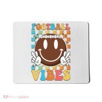 Retro Smiley Emoji Football Vibes Mousepad thumb 0