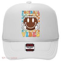 Retro Smiley Emoji Football Vibes Hat thumb 0