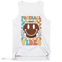 Retro Smiley Emoji Football Vibes Tank Top thumb 0
