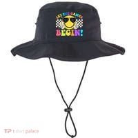 Retro Smiley Emoji Field Day Let The Games Begin Bucket Hat thumb 0