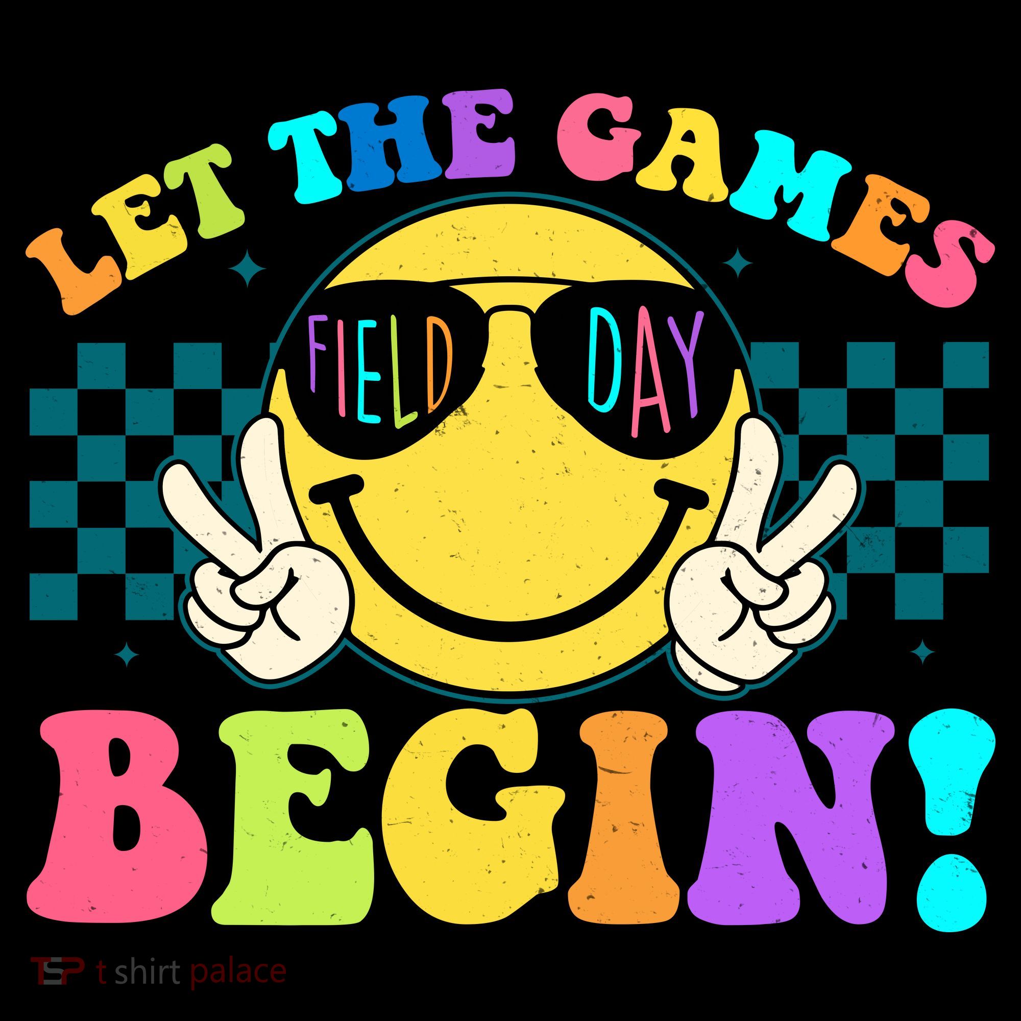 Retro Smiley Emoji Field Day Let The Games Begin Coffee Mug