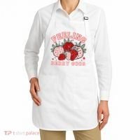 Retro Strawberry Feeling Berry Good Positive Mind Happy Life Apron thumb 2