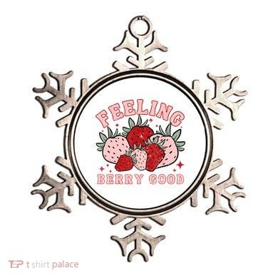 Retro Strawberry Feeling Berry Good Positive Mind Happy Life Ornament