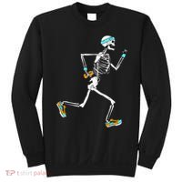 Running Skeleton Funny Sweatshirt thumb 0