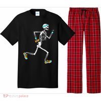 Running Skeleton Funny Pajama Set thumb 0