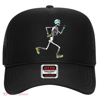 Running Skeleton Funny Hat