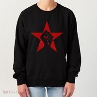 Ratm Star Fist Funny Women's Sweatshirt thumb 0