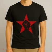 Ratm Star Fist Funny T-Shirt thumb 3