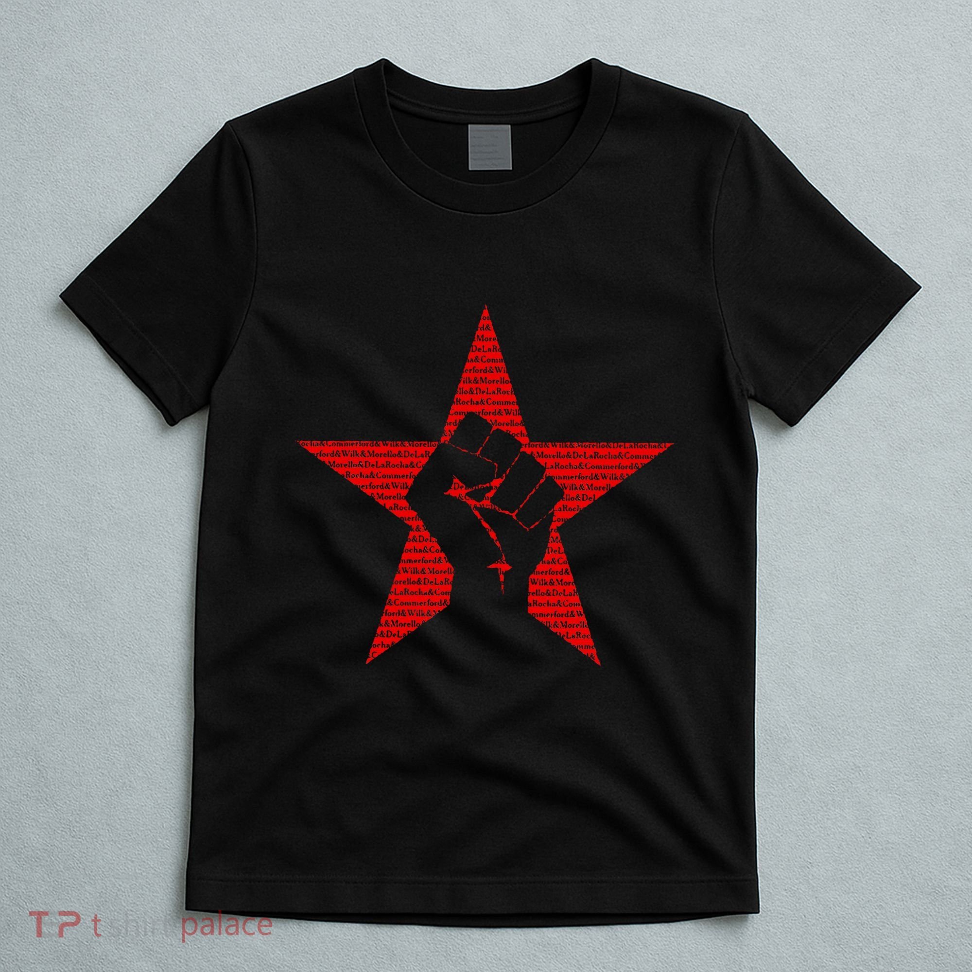 Ratm Star Fist Funny T-Shirt