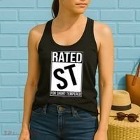 Rated ST For Short Tempered Funny Meme Women's Tank Top thumb 2
