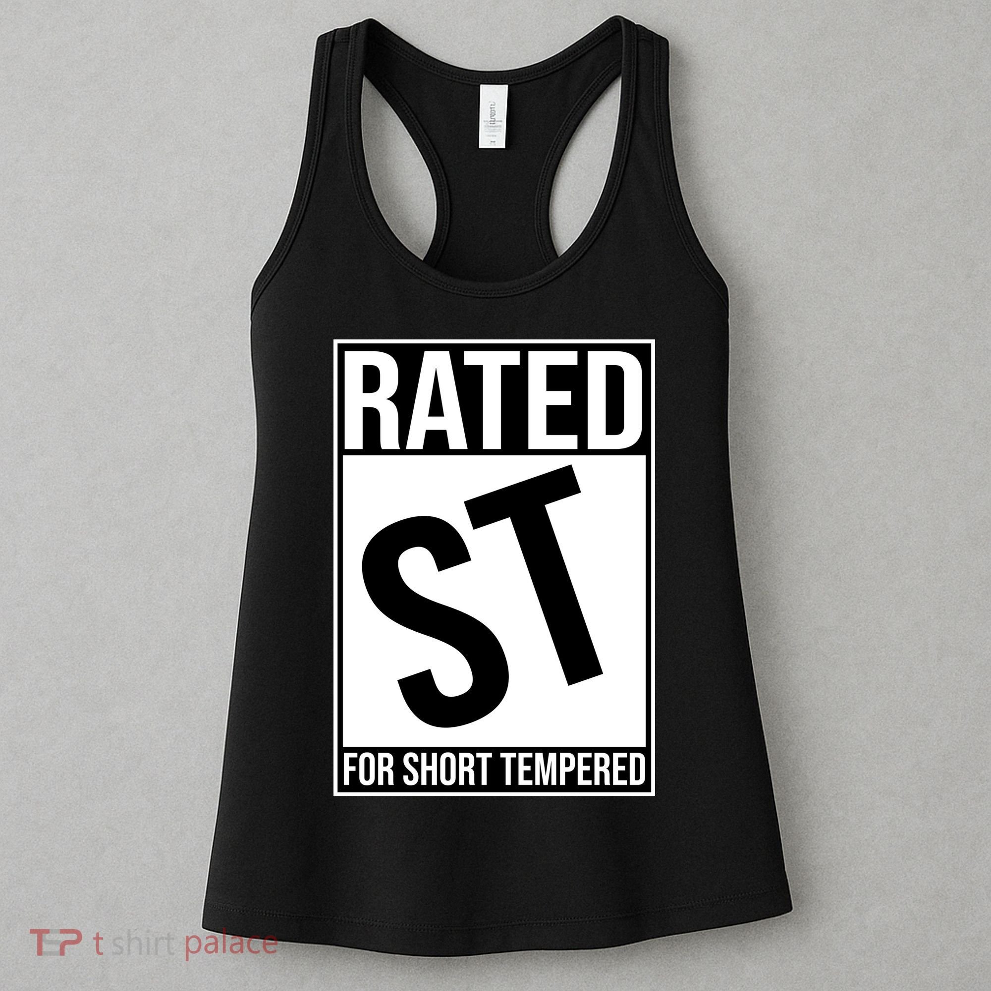 Rated ST For Short Tempered Funny Meme Women's Tank Top