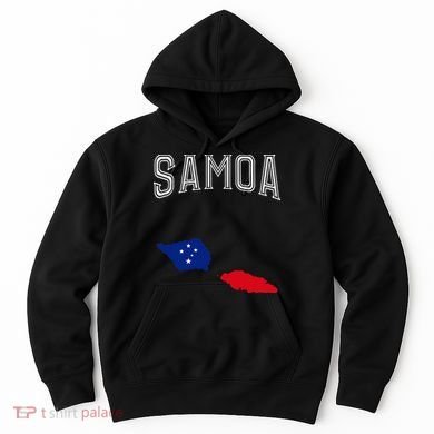 Retro Samoa Flag Vintage Throwback Sport Hoodie