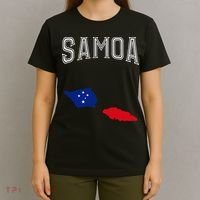 Retro Samoa Flag Vintage Throwback Sport T-Shirt thumb 4