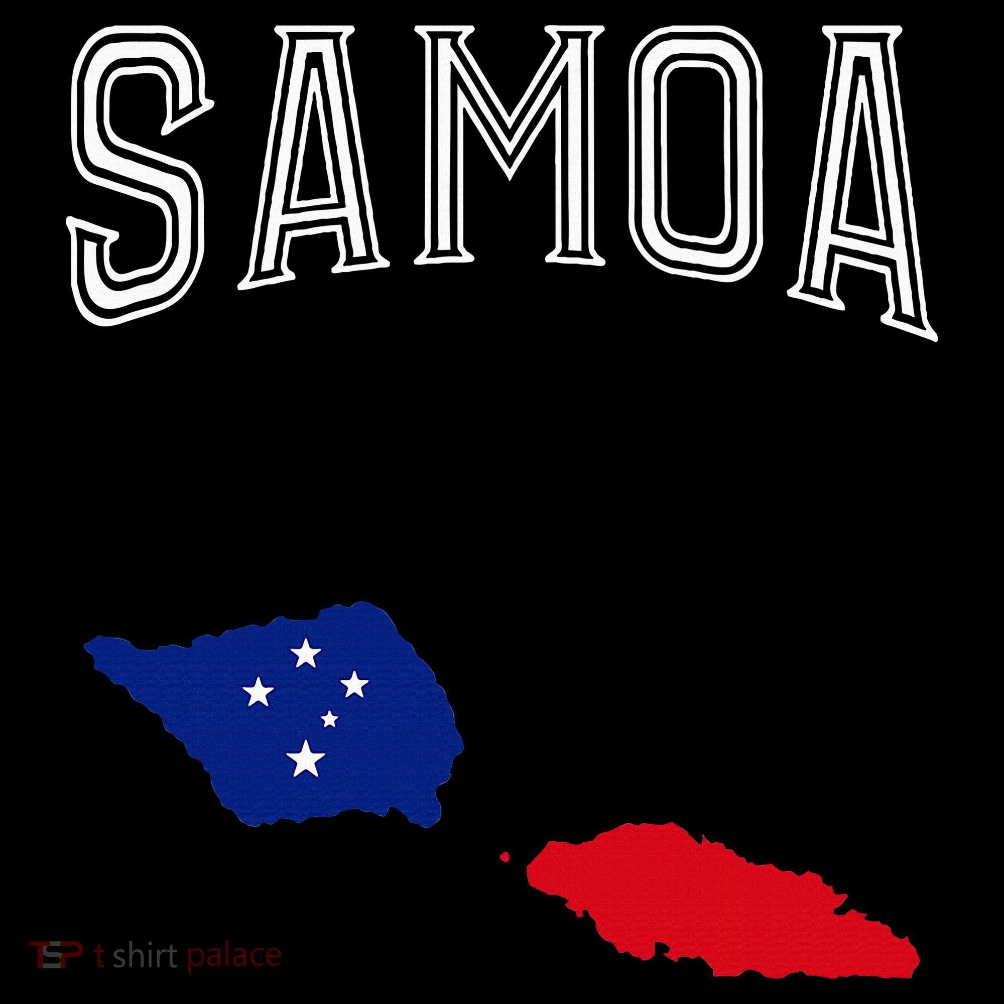 Retro Samoa Flag Vintage Throwback Sport T-Shirt