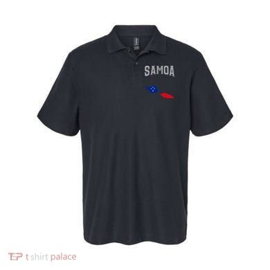 Retro Samoa Flag Vintage Throwback Sport Polo