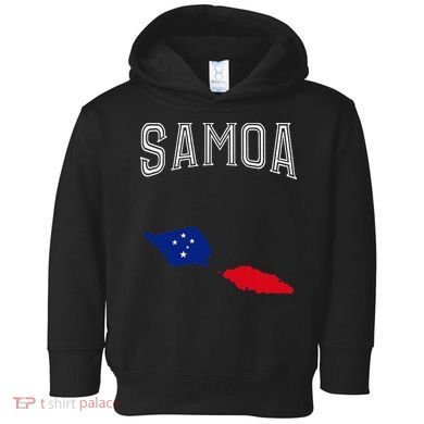 Retro Samoa Flag Vintage Throwback Sport Toddler Hoodie