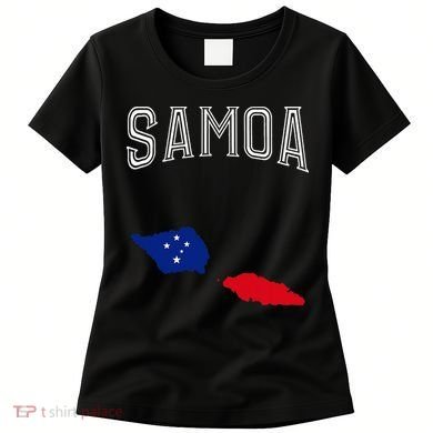 Retro Samoa Flag Vintage Throwback Sport Women's T-Shirt