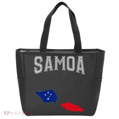 Retro Samoa Flag Vintage Throwback Sport Tote Bag