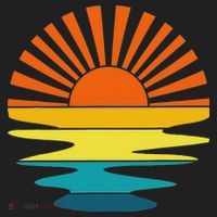 Retro Sunshine For And Women Sunset On The Beach Beanie thumb 2