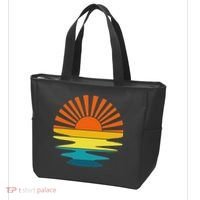Retro Sunshine For And Women Sunset On The Beach Tote Bag thumb 3