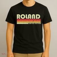 Roland Surname Funny Retro Vintage 80s 90s Birthday Reunion T-Shirt thumb 3