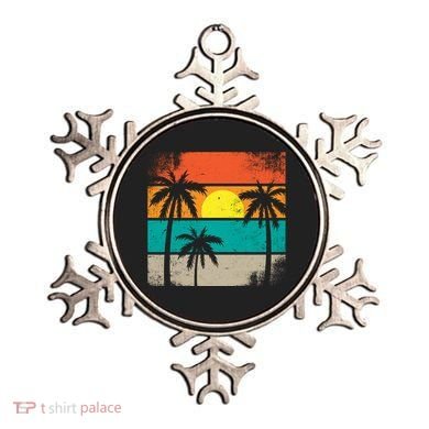 Retro Summer Funny Beach Life Vintage Ornament