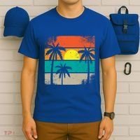 Retro Summer Funny Beach Life Vintage T-Shirt thumb 6