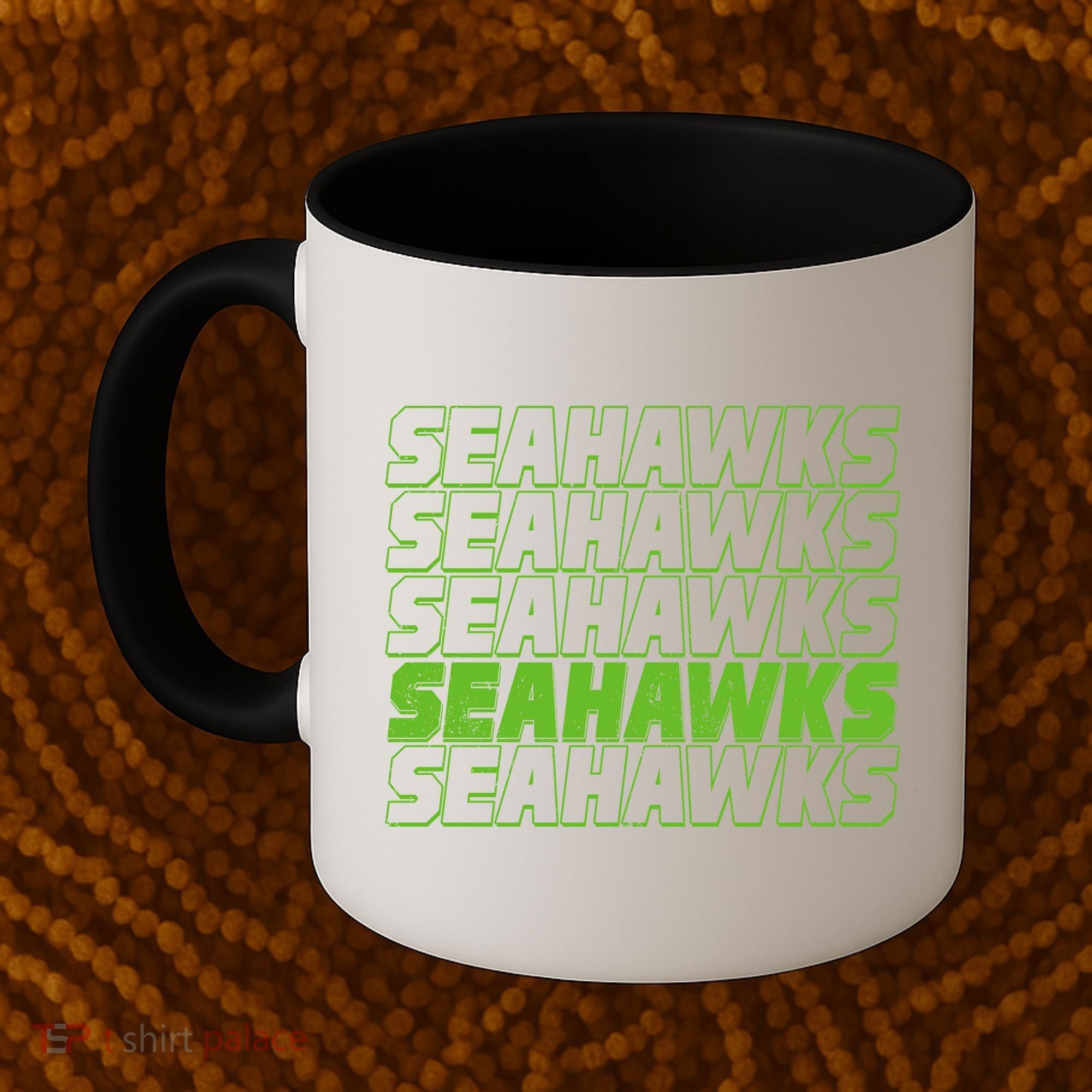 Retro Seahawks Football  Coffee Mug