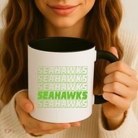 Retro Seahawks Football  Coffee Mug thumb 3