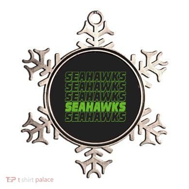 Retro Seahawks Football  Ornament
