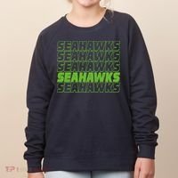 Retro Seahawks Football  Women's Sweatshirt thumb 0