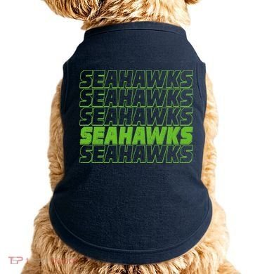 Retro Seahawks Football  Doggie Tank