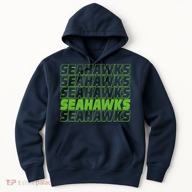 Retro Seahawks Football  Hoodie